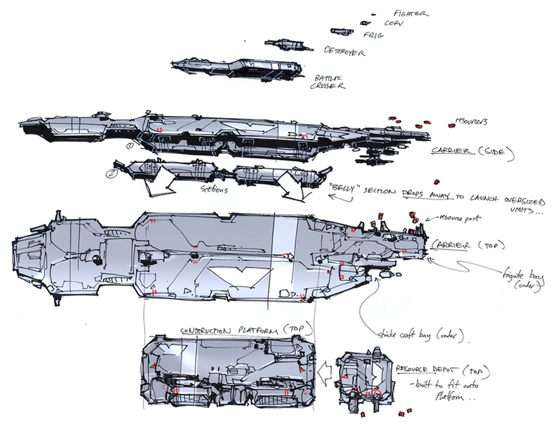 Illustration for article titled The Art of Homeworld. Enjoy.